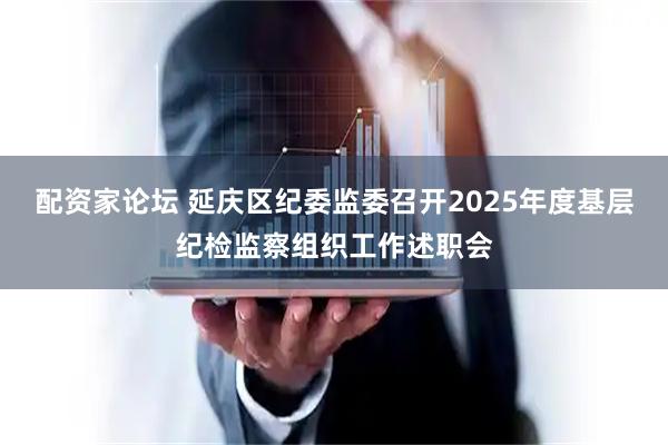 配资家论坛 延庆区纪委监委召开2025年度基层纪检监察组织工作述职会